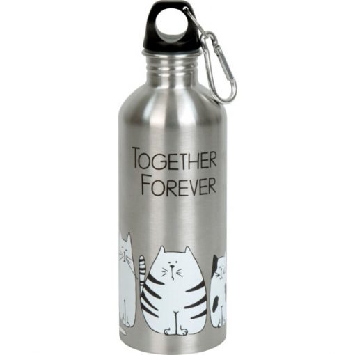 Edelstahlflasche Cool Bottle "Funny Cats"