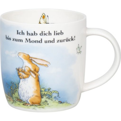Henkeltasse "Ich hab dich lieb bis zum Mond"