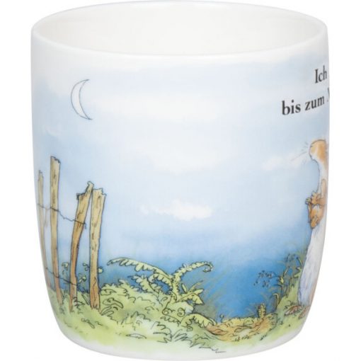 Henkeltasse "Ich hab dich lieb bis zum Mond" – Bild 3