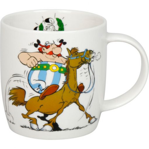 Henkeltasse „Asterix – Reiten“