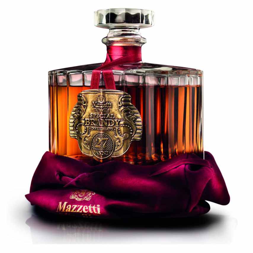 Mazzetti d'Altavilla Special Brandy 27 Jahre im Stoffbeutel 70cl